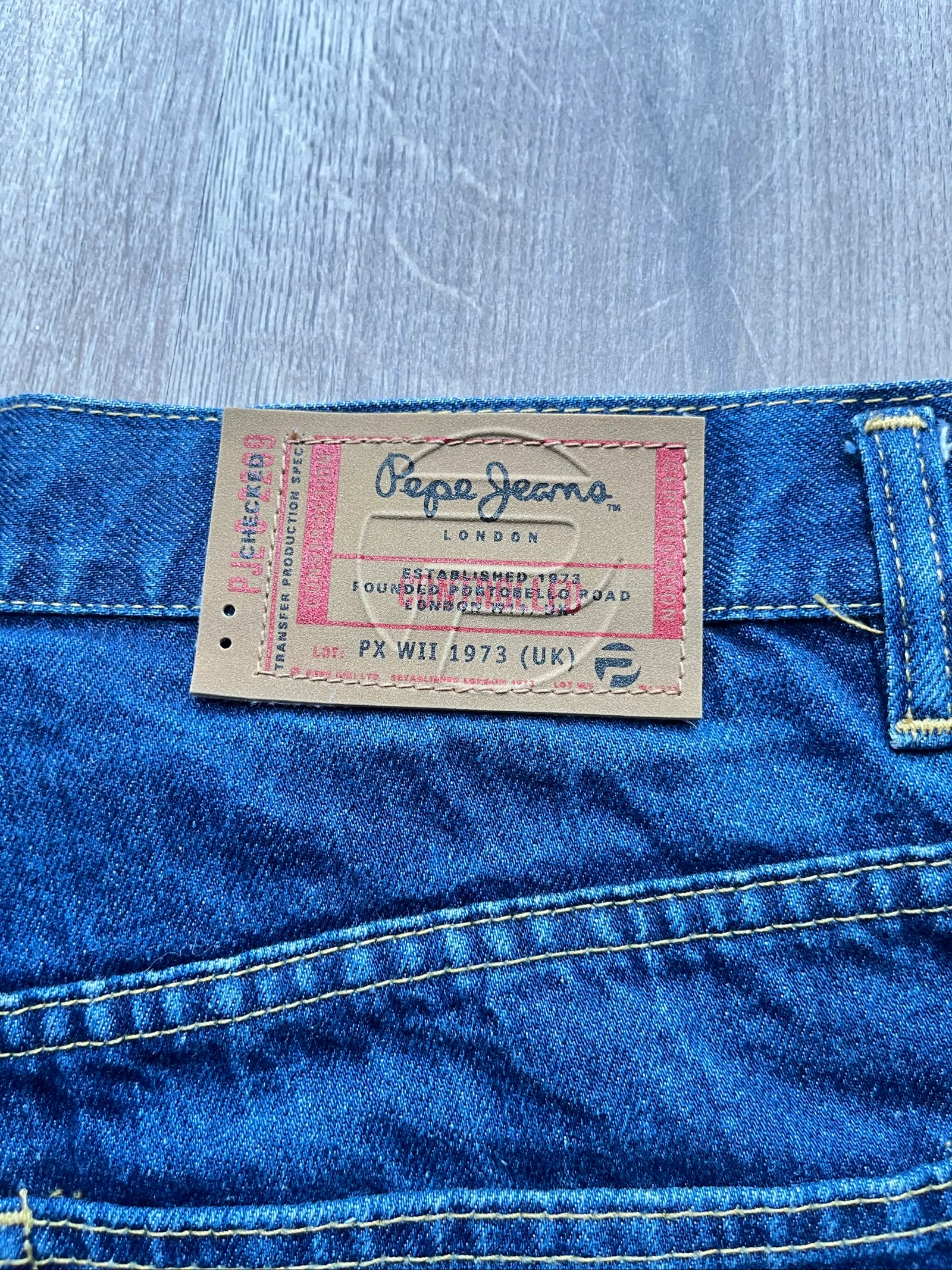 Pepe Jeans Denim Blue Vintage Y2K Archive Straight Regular Baggy Streetwear – photo 5